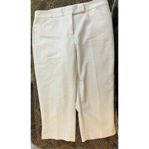 Ruby Rd Ivory Capri Pants Women's 6 Petite